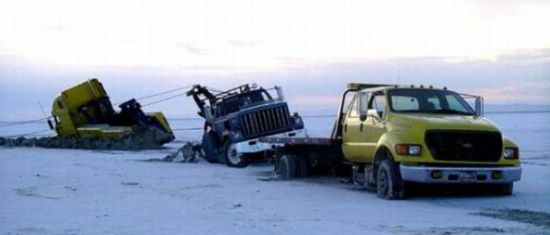 Buzlar eridi arabalar böyle pert oldu galerisi resim 11