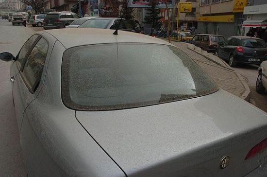 Eskişehir'e toz, Bolu'ya çamur yağdı galerisi resim 1