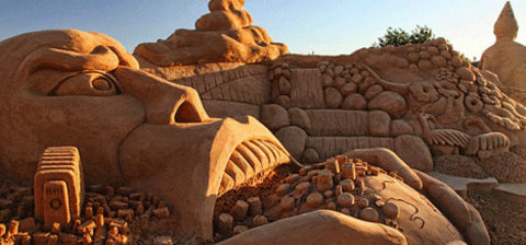 Muhteşem kum heykeller galerisi resim 18