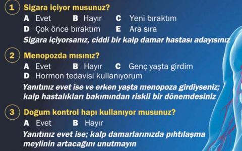 Kalp krizi riskinizi test edin! galerisi resim 2