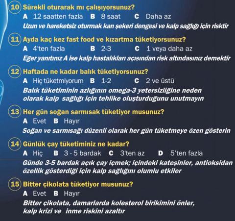 Kalp krizi riskinizi test edin! galerisi resim 9