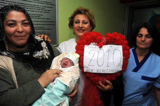 2010 Yılının ilk bebekleri