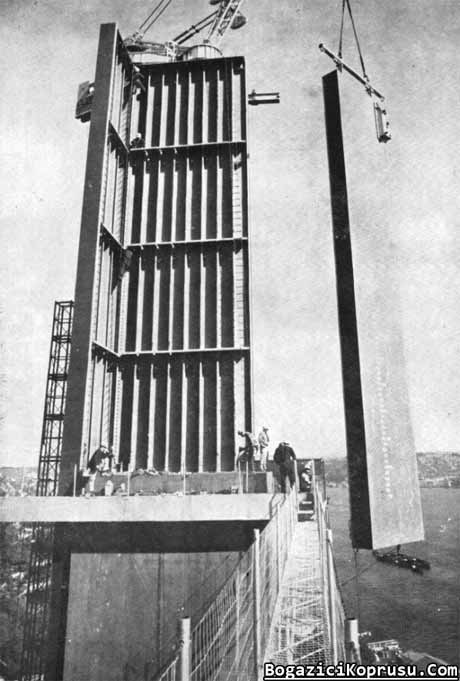 Boğaziçi Köprüsü 36 yıl önce böyle kuruldu. galerisi resim 2