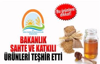 Gıda, Tarım ve Hayvancılık Bakanlığı sahtecilik yapan firmaları açıkladı!