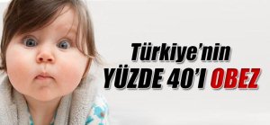 Türkiye'nin yüzde 40'ı obez