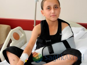 Kopan kol için 10 saatlik ameliyat