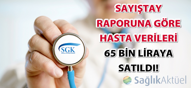 Hasta verilerini 65 bin liraya satmışlar