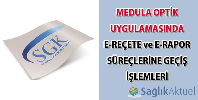 MEDULA_Optik e-reçete ve e-rapor süreçlerine geçiş işlemleri hakkında güncelleme duyurusu