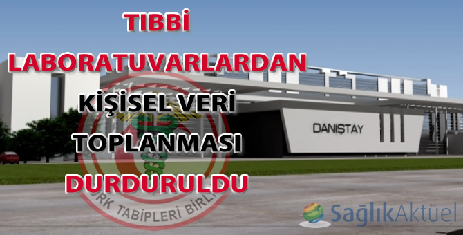 Tıbbi laboratuvarlardan kişisel veri toplanması durduruldu