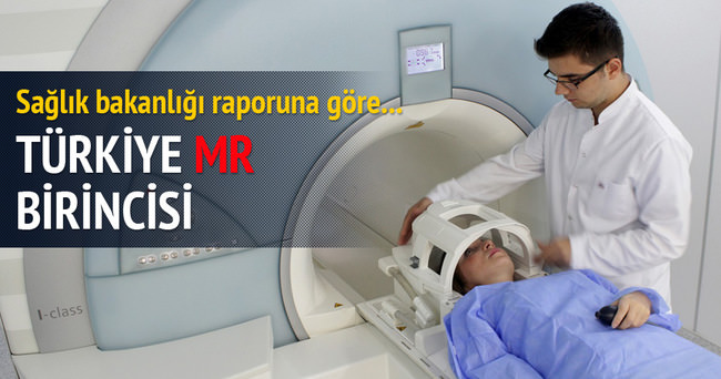 Türkiye MR kullanımında birinci, tomografide ikinci