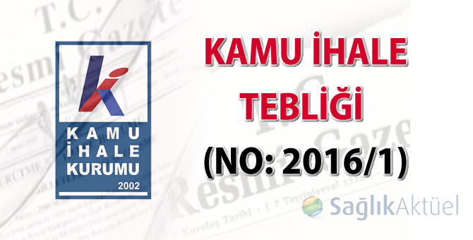 Kamu İhale Tebliği (No: 2016/1)