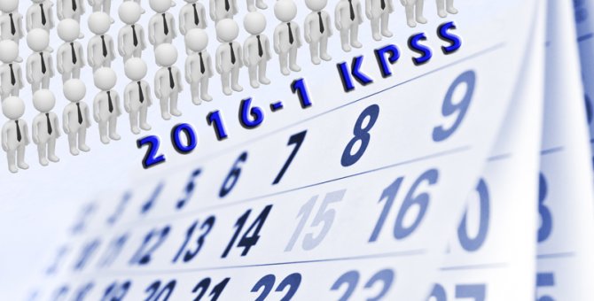 2016 yılı KPSS merkezi yerleştirme takvimine ilişkin duyuru
