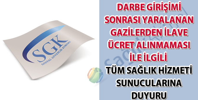 İlave ücret alınmaması ile ilgili tüm SHS'lere duyuru