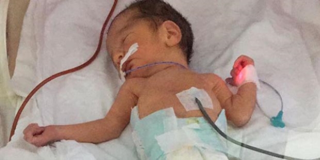 Kaan bebek için 2 haftalık anne sütü toplandı