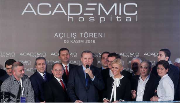 Cumhurbaşkanı Erdoğan Academic Hospital'ın açılışını yaptı