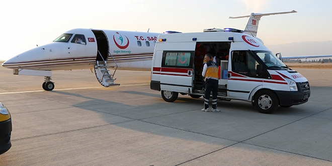 Ambulans uçaklar 10 bin 370 hasta için havalandı!
