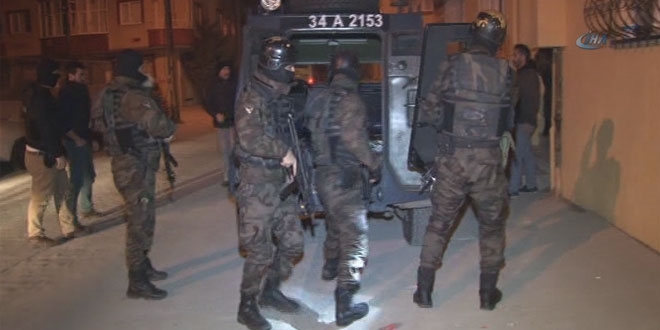 İstanbul Okmeydanı'nda terör operasyonu