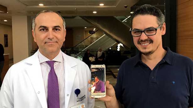 Doktor arkadaşını 37 kilodan kurtardı