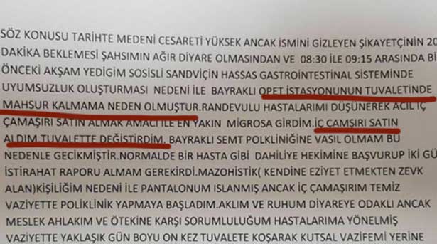 Doktordan Başhekimliğe 'kapak' gibi savunma!