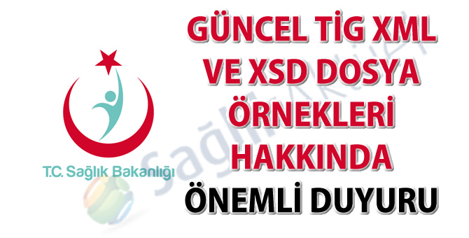 Güncel TİG XML ve XSD dosya örnekleri hakkında önemli duyuru
