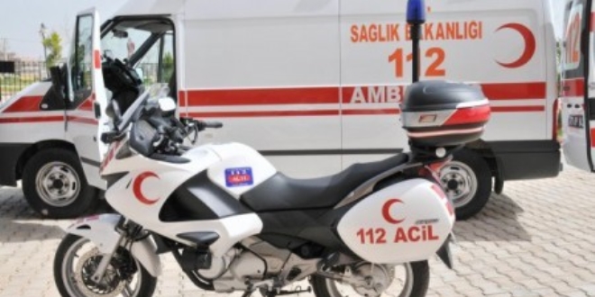 Edirne'de motosiklet ambulanslar hizmet verecek