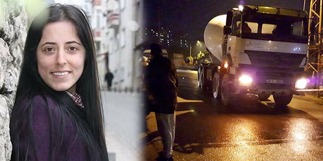 Beton mikserinin çarptığı genç kız hayatını kaybetti