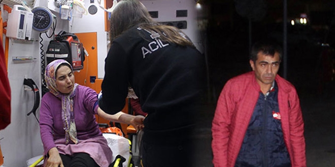 Eşi ve oğlunu kaynar su ile haşladı