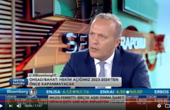 OHSAD Başkanı Reşat Bahat, Sektör Raporu Programına konuk oldu