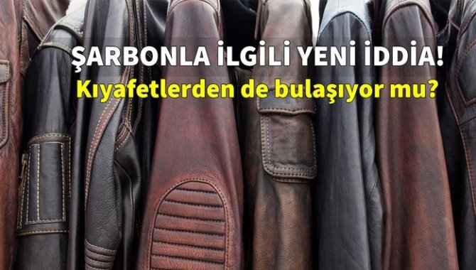 Şarbon kıyafetten bulaşabiliyor mu?