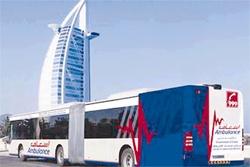 Dubai 44 kişilik ambulansla rekorlar kitabına girecek