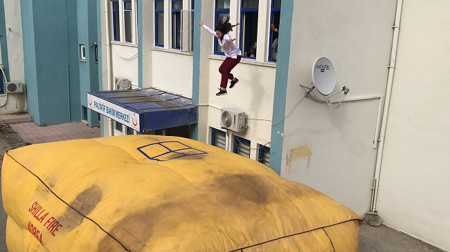 Hastanede film gibi tatbikat