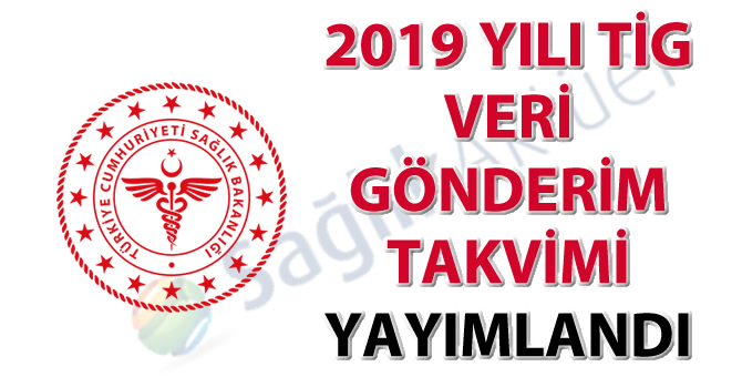 2019 yılı TİG Veri Gönderim Takvimi yayımlandı