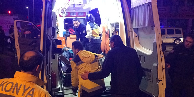Konya'da ambulans ile polis aracı çarpıştı: 5 yaralı