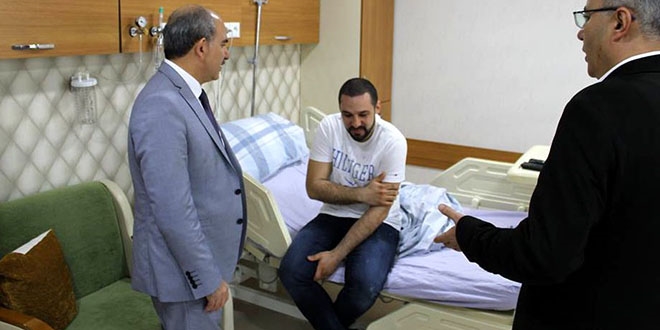 Konya'da darp edilen doktorun tedavisi sürüyor