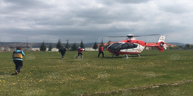 Hava ambulansı 9 aylık bebek için havalandı