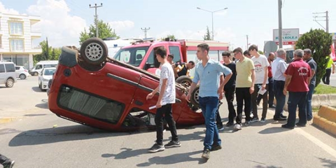 Aldığı karnesi ile evine dönen çocuk ölümden döndü