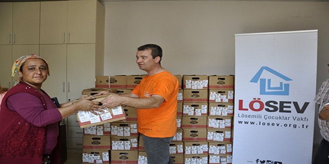 LÖSEV'den kanser hastalarına et yardımı