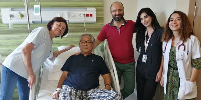 Japon turist, Şehir Hastanesinde sağlığına kavuştu