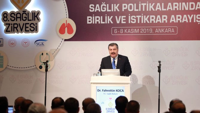 Sağlık Bakanı Koca, 8. Sağlık Zirvesi’ne katıldı