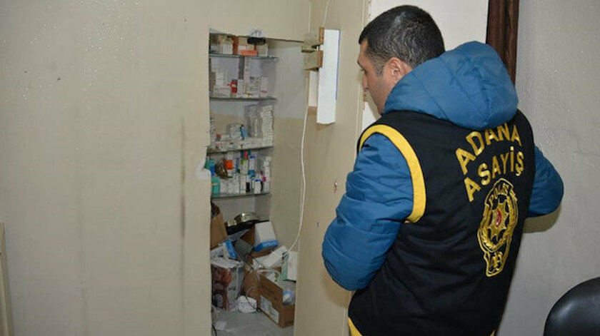 Adana'da gizli bölmeli kaçak hastaneye baskın: Hastanede çalışan sahte doktorlar da gözaltına alındı