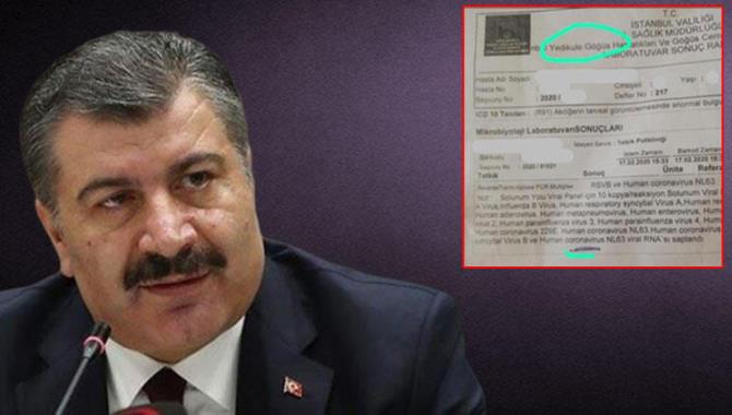 Sosyal medyadaki Koronavirüs iddialara Bakan Koca'dan açıklama geldi