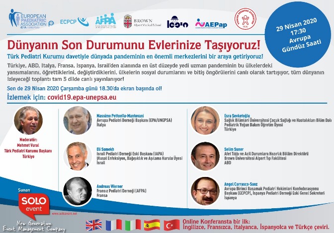Covid-19, kapsamlı olarak uluslararası dijital panelde konuşulacak