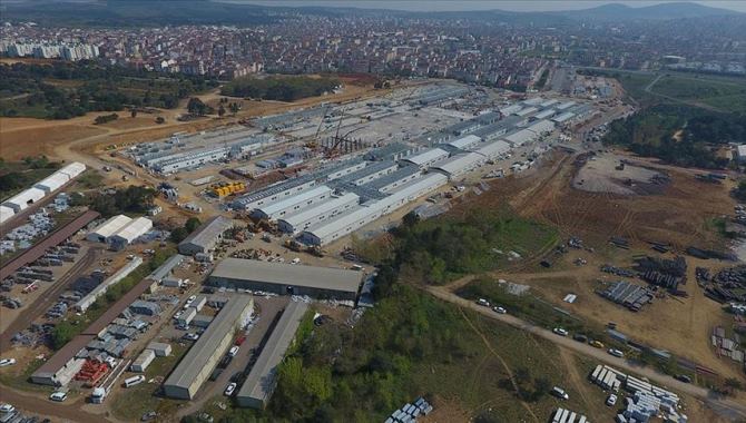 Sancaktepe'deki hastane inşaatında hummalı çalışmalar devam ediyor