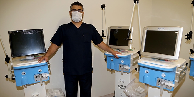 Erzurum Şehir Hastanesinde Türk malı solunum cihazları devreye girdi