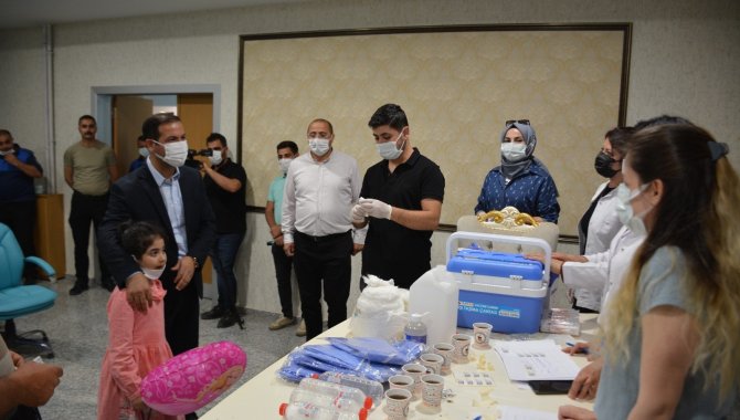 Tatvan Belediyesi çalışanlarının aşılanmasına başlandı