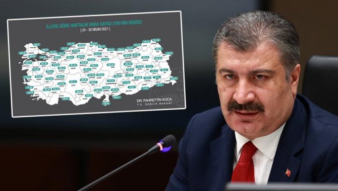 Adana, Afyonkarahisar, Kütahya ve Karabük Kovid-19 bakımından düşük riskli iller arasına girdi