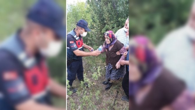 Karabük'te kaybolan 87 yaşındaki alzaymır hastası kadını jandarma buldu