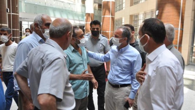 Adıyaman'da eylem nedeniyle mağdur olan ailelere ziyaret