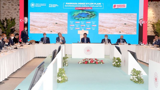 Marmara Denizi Eylem Planı Koordinasyon Kurulu, Çevre ve Şehircilik Bakanı Kurum'un başkanlığında toplandı