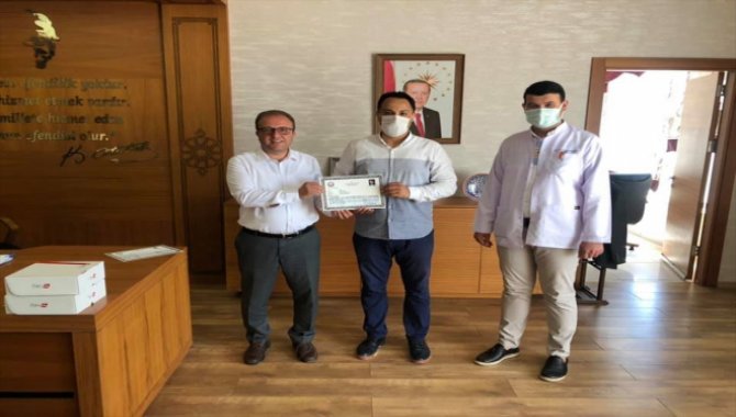 Ulaş'ta sağlık çalışanlarına başarı belgesi verildi